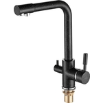 Смеситель для кухни Fashun черный (A4352-7)