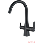 Смеситель для кухни Fashun черный (A4353-7)