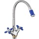 Смеситель для кухни Fashun синий/хром (A43127-11)