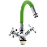 Смеситель для кухни Fashun зеленый/хром (A4419-B7261)