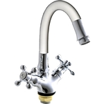 Смеситель для кухни Fashun белый/хром (A4419-B7266)