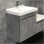 Тумба с раковиной Comforty Осло 60 бетон светлый (00-00000835)