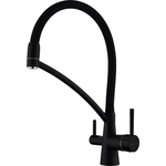 Смеситель для кухни Paulmark Sigen с подключением фильтра, антрацит (Si213111-401TB)