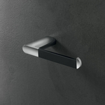 Держатель для туалетной бумаги Inda Mito черный матовый/хром (A2025ANC)