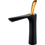 Смеситель для раковины D&K Venice-Baciano черный/золото (DA1032659)