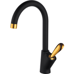 Смеситель для кухни D&K Venice-Baciano черный/золото (DA1032459)