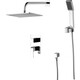 Душевая система Lemark Unit с верхним душем, хром (LM4529C)