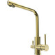 Смеситель для кухни Lemark Expert с подключением к фильтру, золото (LM5061G)