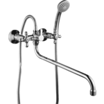 Смеситель для ванны Rossinka Silvermix универсальный, хром (H02-84R)