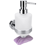 Дозатор для жидкого мыла Bemeta Omega с магнитной мыльницей (104109182)