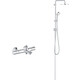 Термостат для ванны Grohe Grohtherm 800 с душевым гарнитуром, хром (34576000, 27394002)