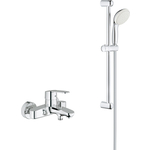 Смеситель для ванны Grohe Eurostyle Cosmopolitan с душевым гарнитуром, хром (33591002, 27853001)