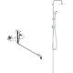 Смеситель для ванны Grohe Eurosmart Cosmopolitan с душевым гарнитуром, хром (32847000, 27394002)