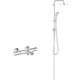Термостат для ванны Grohe Grohtherm 800 с душевым гарнитуром, хром (34567000, 27394002)