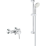 Смеситель для душа Grohe BauClassic с душевым гарнитуром, хром (32867000, 27853001)