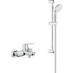Смеситель для ванны Grohe Eurosmart Cosmopolitan с душевым гарнитуром, хром (32831000, 27853001)