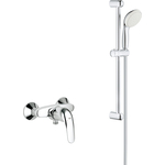 Смеситель для душа Grohe Euroeco с душевым гарнитуром, хром (32740000, 27853001)
