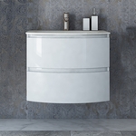 Тумба с раковиной Cezares Vague 70 Bianco lucido (44220, 50158)