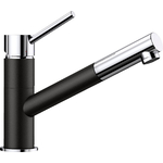 Смеситель для кухни Blanco Kano-S черный хром (526174)