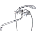 Смеситель для ванны Kaiser Carlson Lux с душевой лейкой, хром (11056)