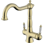 Смеситель для кухни Lemark Villa с подключением к фильтру, бронза (LM4858B)