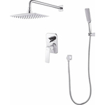 Душевая система Lemark Allegro с верхним душем, хром (LM5929CW)