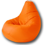 Кресло бескаркасное Mypuff груша, Апельсин, размер XXXXL- Комфорт, оксфорд