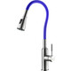 Смеситель для кухни Lemark Expert с гибким изливом, фиолетовый (LM5082S-Violet)