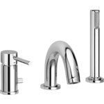 Смеситель на борт ванны Paffoni Light с душем, хром (8020913499649)