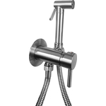 Смеситель для душа Paffoni Tweet Round с гигиенической лейкой, нержавеющая сталь (8020913559763)