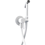Смеситель для душа Paffoni Tweet Round с гигиенической лейкой, белый (8020913554096)
