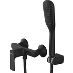Смеситель для душа Lemark Ursus с ручным душем, черный (LM7203BL)