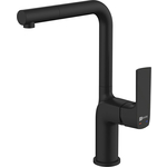 Смеситель для кухни Lemark Ursus черный (LM7205BL)