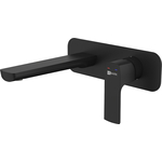 Смеситель для раковины Lemark Ursus встраиваемый, черный (LM7226BL)