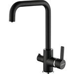 Смеситель для кухни Paulmark Logas черный металлик (Lo213021-418)