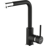 Смеситель для кухни Paulmark Honner черный металлик (Ho212018-418)