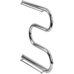 Полотенцесушитель водяной Indigo Простые изделия 40x50 хром, с полкой (MW50-40P)