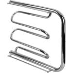 Полотенцесушитель водяной Indigo Liana 50x50 хром, с полкой (FLW50-50P)