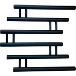 Полотенцесушитель водяной Indigo Zip 50x50 черный (FZW50-50BR)