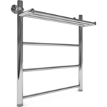 Полотенцесушитель водяной Indigo Line 50x60 хром, с полкой (LLSHW60-50P)