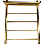 Полотенцесушитель водяной Indigo Line 50x80 золото, с полкой (LLSHW80-50GDPK3)