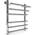 Полотенцесушитель водяной Indigo Just Shelf 50x60 хром, с полкой (LJSHW60-50)