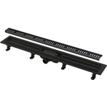 Душевой лоток AlcaPlast с решеткой Simple 10 матовый черный (APZ10BLACK-950M)