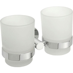 Стакан двойной Sapho X-Round хром (XR902)