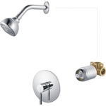 Душевая система Haiba HB со смесителем и верхним душем (HB2405)