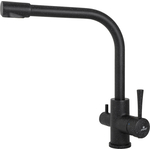 Смеситель для кухни Kaiser Merkur под фильтр, черный мрамор (26044-12)