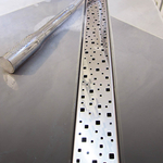 Душевой лоток Veconi VC Square 45 хром (V450S)