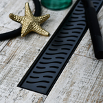 Душевой лоток Veconi VB Harmony 95 черный (V950HB)