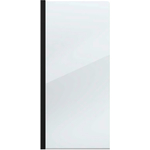 Шторка для ванны Bravat Alfa 70х150 профиль матовый черный, стекла прозрачные (BG070.1501BM)