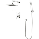 Душевая система Lemark Contest хром/белый (LM5829CW)